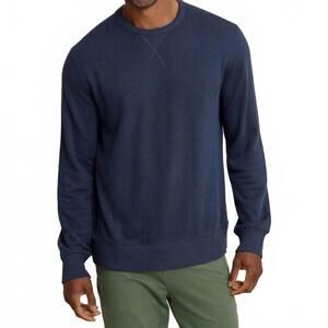 NEW SOUTHERN TIDE east bay crewneck sweater in dress blue